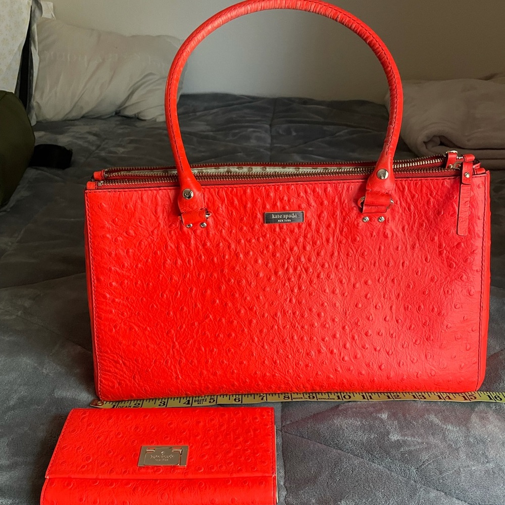 Kate Spade Wellesley handbag with matching wallet